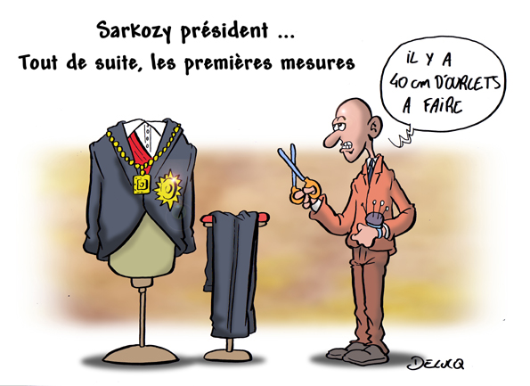 Avec l'arrivée de Sarko, il a fallu prendre des mesures urgentes ! height=