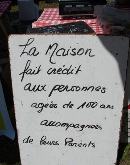 Un restaurateur doit faire attention quand il fait crédit. Parfois, il prend des dispositions particulières.