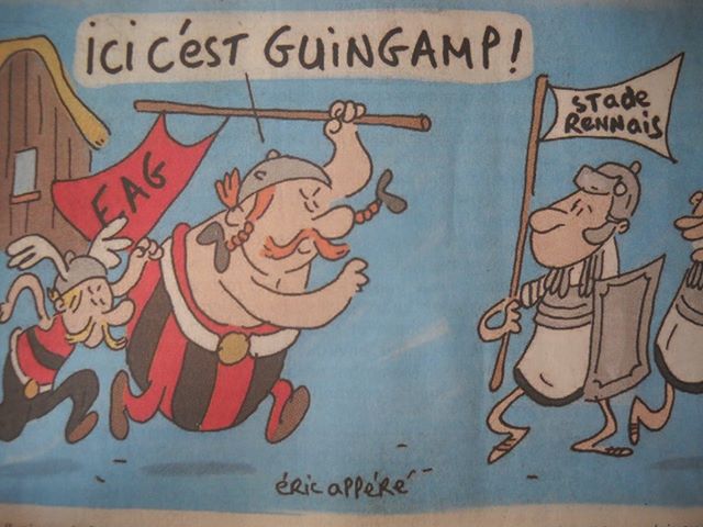 Les rencontres entre Guingamp et Rennes, c'est toujours tendu: Les paysans contre les citadins. Ont-ils de la potion magique?