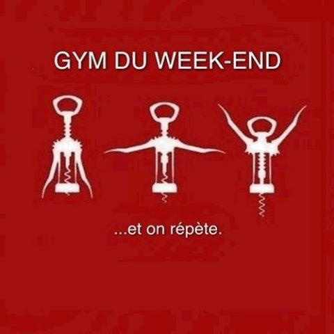 Le weekend, on en profite pour faire sa gym!
