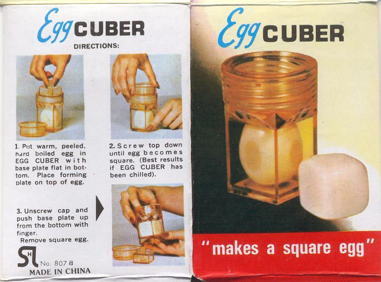 Vous rêvez de faire des oeufs durs carrés ? Voici l'outil qui vous comblera !