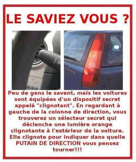 Le saviez-vous? Connaissez-vous l'utilité de la petite manivelle à côté du volant? height=