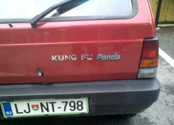 Une Fiat Panda, ça ne ressemble à rien. En revanche, une Kung Fu Panda, ça c'est la classe !