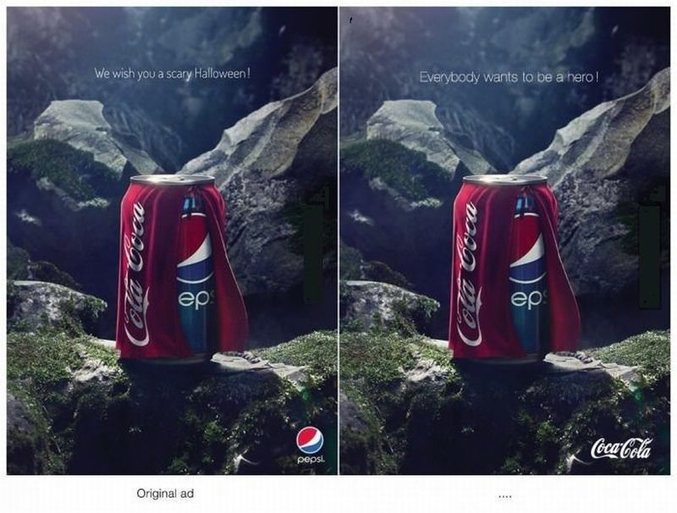 Quand Pepsi veut de moquer de Coca pour Halloween, Coca répond de la façon la plus intelligente du monde!