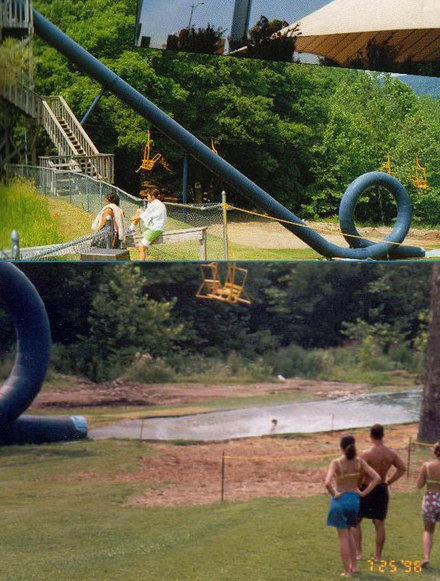 Ca doit faire bizarre d'être dans ce toboggan ! Imaginez vous faire un looping ! C'est où qu'on le trouve ???