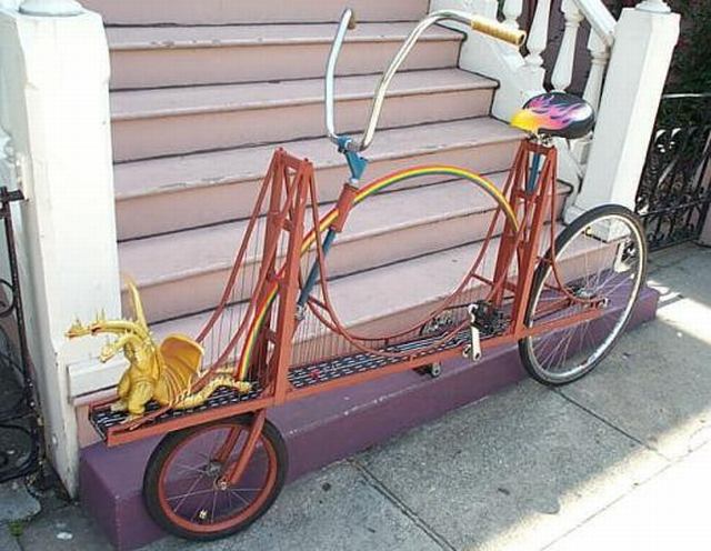 Pour les fans de San Francisco, voici le vélo Golden gate